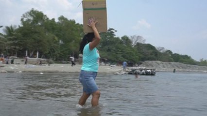 Río Suchiate, una puerta abierta para el comercio entre mexicanos y guatemaltecos