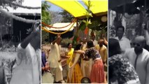 Milind Soman and Ankita Konwar Haldi ceremony - Inside Video