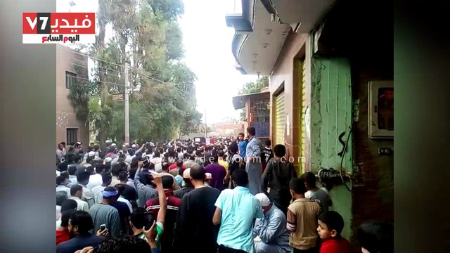 تشييع جثمان شهيد سيناء فى جنازة مهيبة بمسقط رأسه بالمنوفية