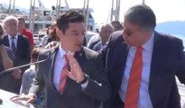 Marmaris’te kutlama sonrası gerginlik... CHP'li ilçe başkanının konuşmasına izin verilmedi