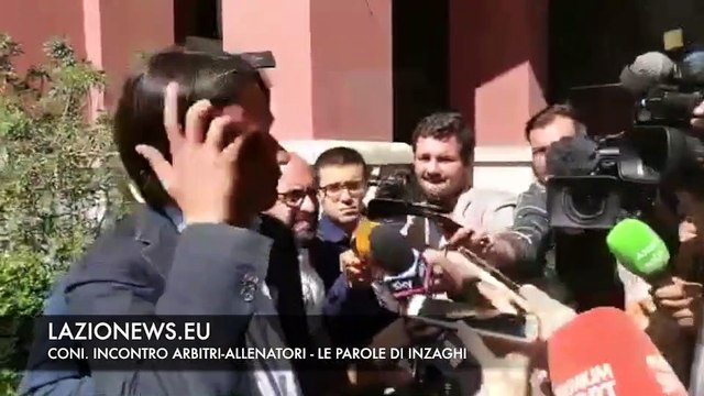 CONI, incontro arbitri-allenatori - Intervista a Inzaghi