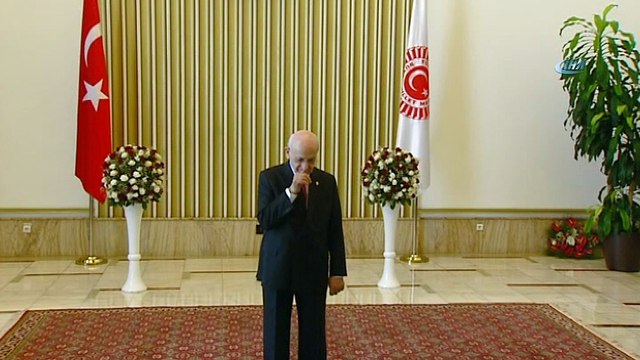 - TBMM Başkanı İsmail Kahraman tebrikleri kabul etti