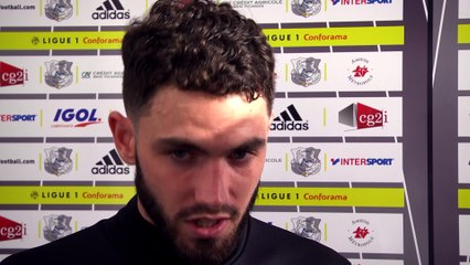 Après le match  ASC - RCSA, itw Thomas Monconduit