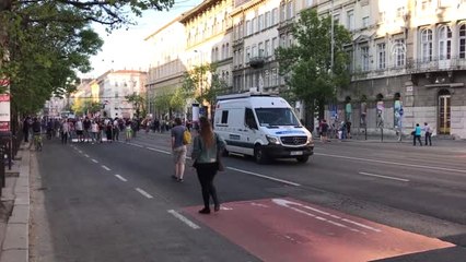 Macaristan'da Hükümet Karşıtı Eylem - Budapeşte