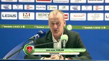 Réaction de Peter Zeidler et Jean-Marc Furlan après FC Sochaux-Montbéliard - Stade Brestois 29