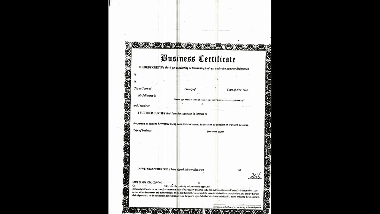 How to apply for business certificate