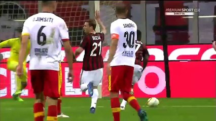 Milan Benevento 0:1 Highlights 21/04/2018 ITA
