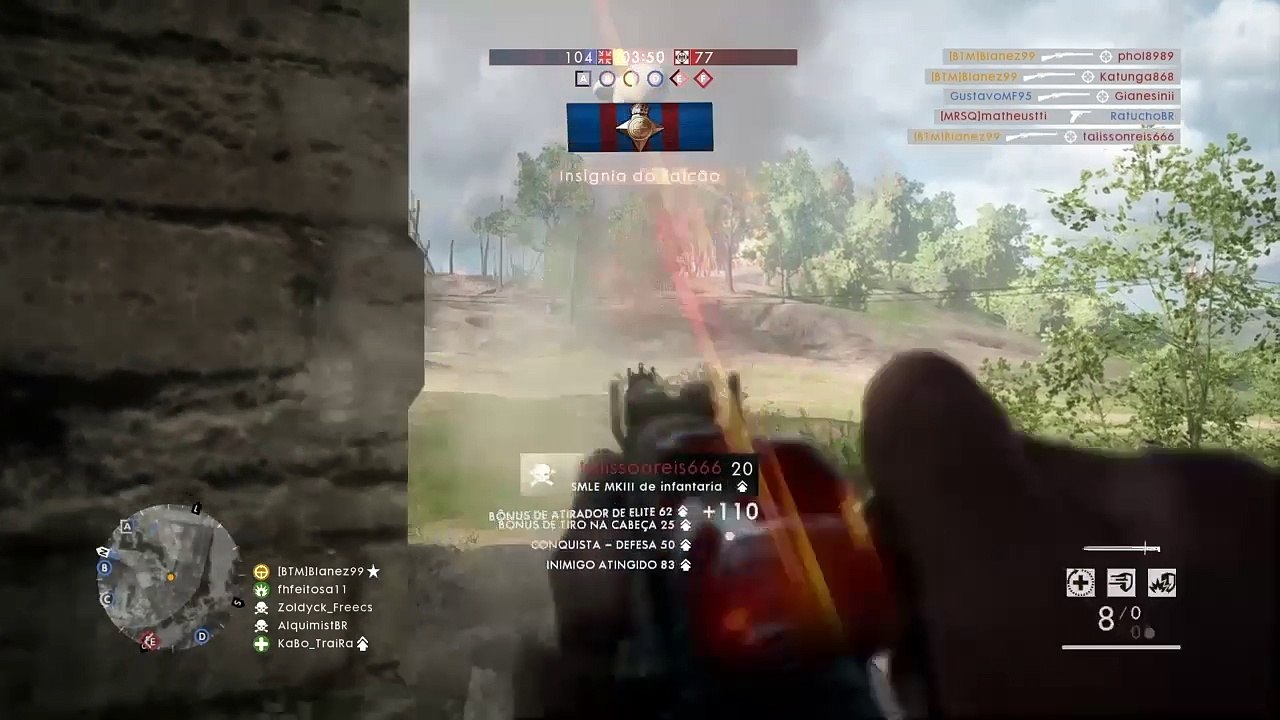 BATTLEFIELD 1 Agressive Iron sight SNIPER [BS]