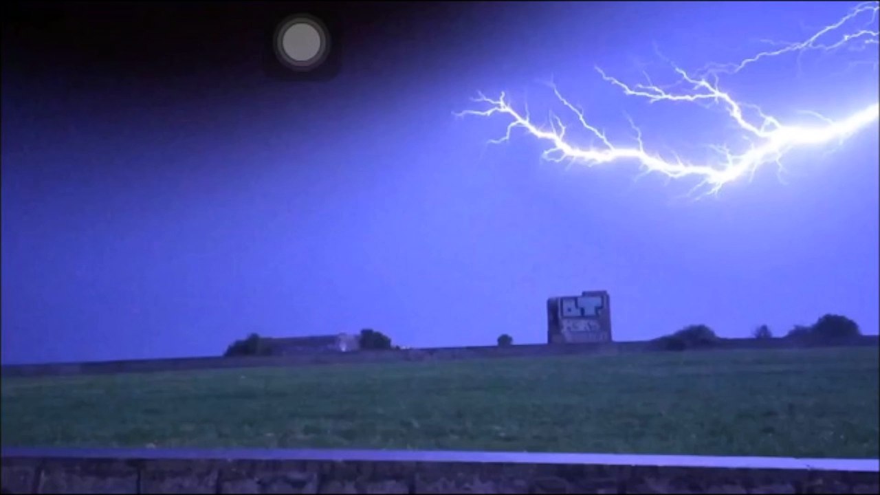 orage au Havre