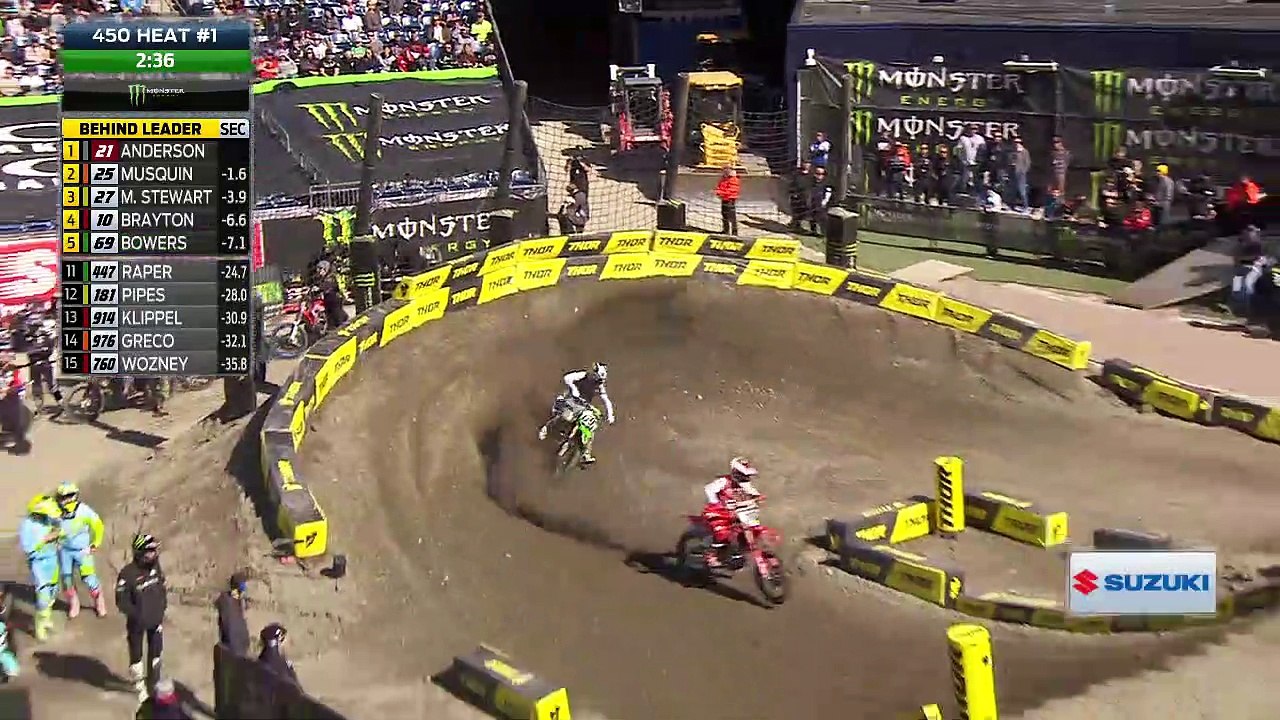 Monster Energy Supercross 2018 - Foxborough   - 450 Heat 1