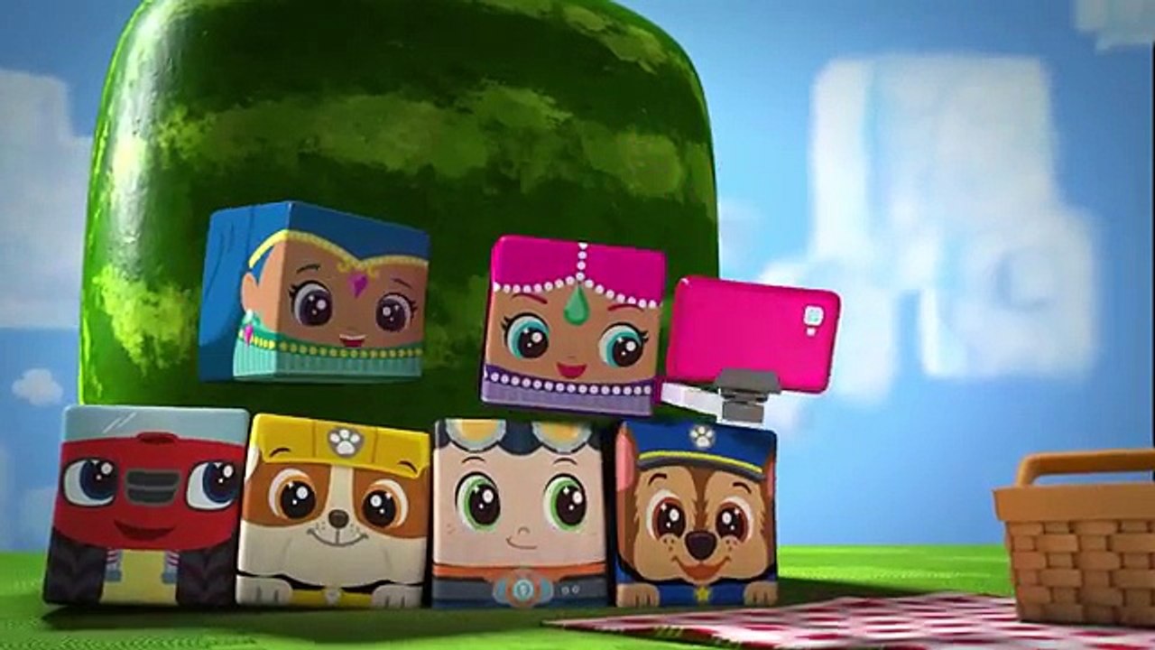 Runaway Melon w- PAW Patrol, Shimmer and Shine, Blaze & Rusty Rivets - Block Party