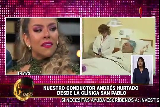 Porque Hoy es Sábado: Andrés Hurtado estuvo en vivo desde su cama en la clínica