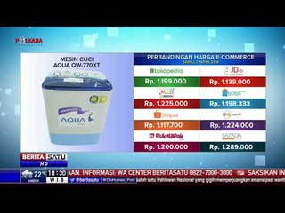 Perbandingan Harga e-Commerce: Mesin Cuci Aqua QW-770XT