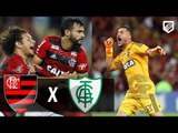 Flamengo 2 x 0 América-MG - Gols & Melhores Momentos (1º Tempo) Brasileirão 21/04/2018