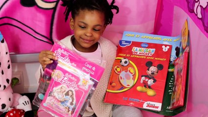 DVD ET LIVRE POUR ENFANTS  - BARBIE _ LA MAISON DE MICKEY