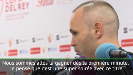 Finale - Iniesta : "Une journée pleine d'émotions"