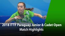 2018 Paraguay Junior & Cadet Open Highlights: Nathaly Paredes vs Valentina Rios (JGS-Final)