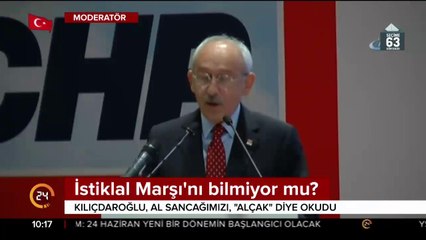 İstiklal Marşı'nı bilmiyor mu?