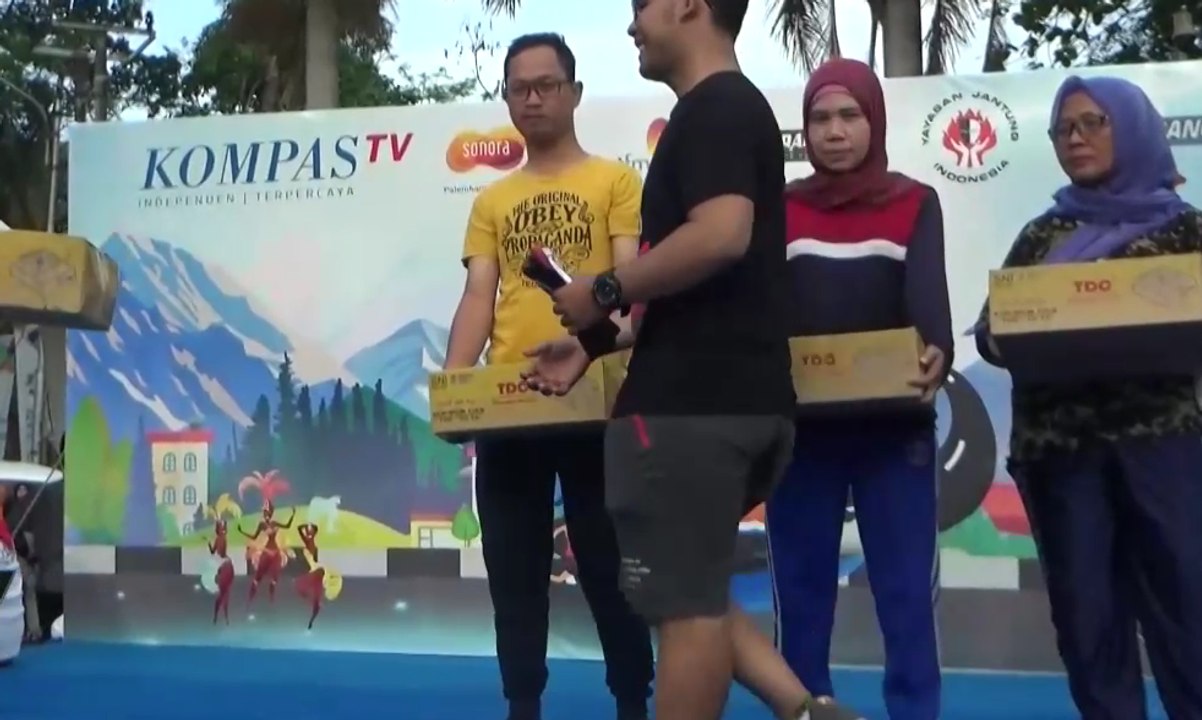 KompasTV Meriahkan Car Free Day di Palembang