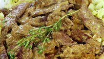 Marinating Meat for Beef Stroganoff