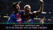 Valverde dodges questions on dressing room discussions with Iniesta