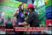 Reportera de ASD se convierte en reina del Mercado Mayorista