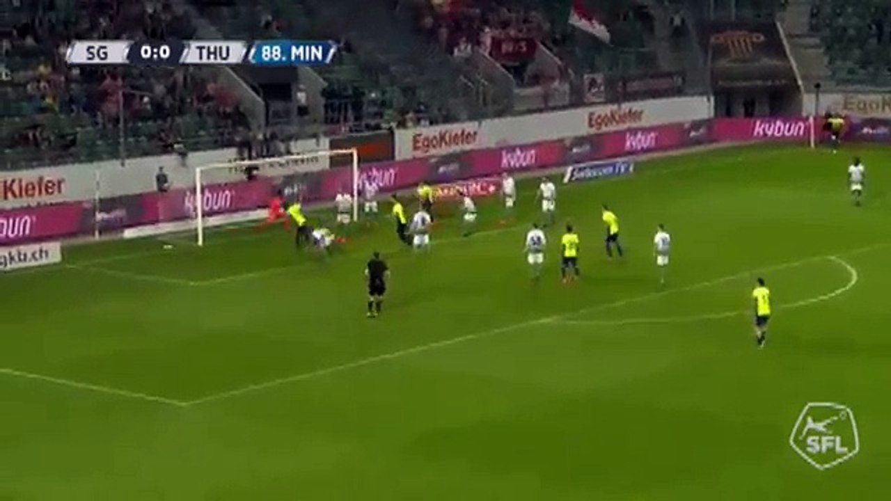 Sankt Gallen 0:1 Thun (Switzerland. Super League. 21 April 2018)