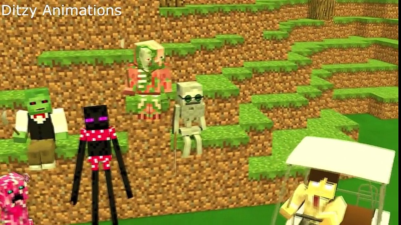 Monster School - Golf  (Minecraft Animation)
