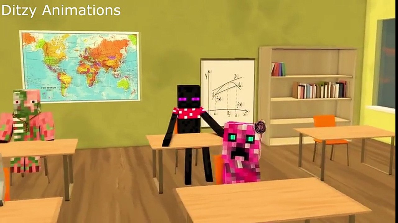 Monster School Drawing - Minecraft Animation