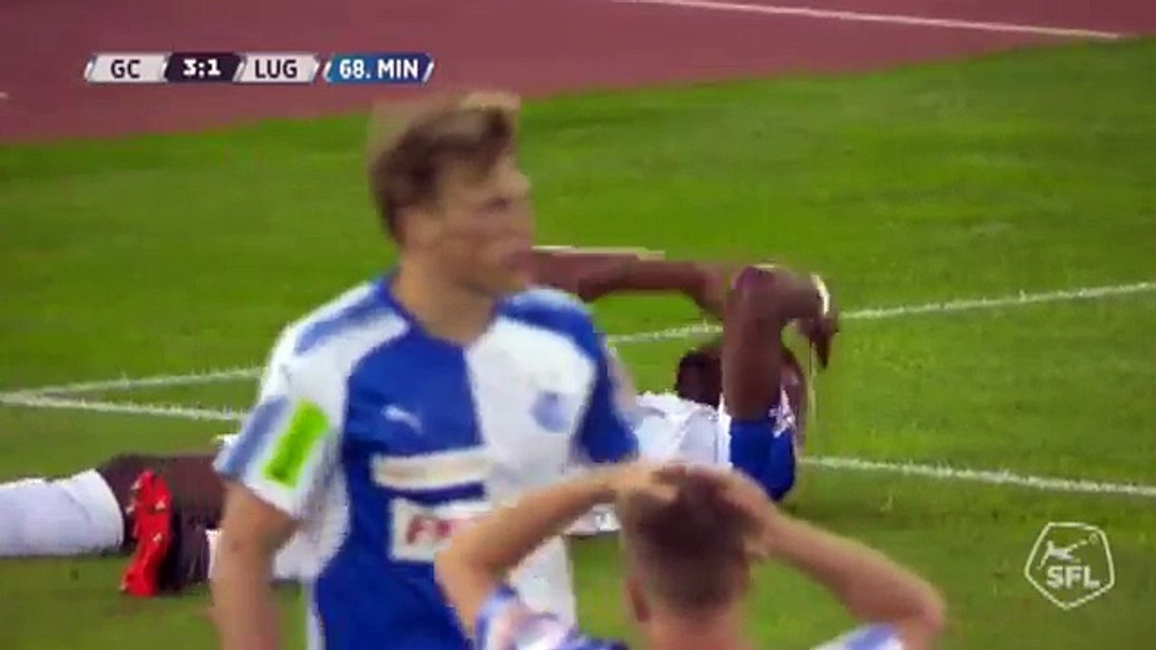 Grasshoppers 3:2 Lugano (Switzerland. Super League. 21 April 2018)