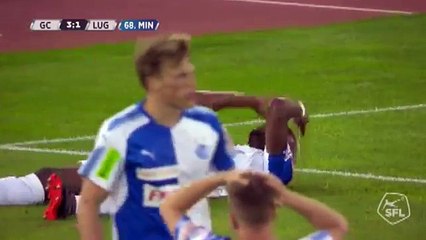 Grasshoppers 3:2 Lugano (Switzerland. Super League. 21 April 2018)