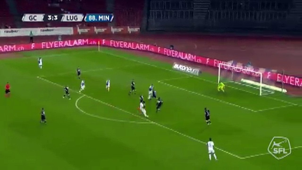 Grasshoppers 4:3 Lugano (Switzerland. Super League. 21 April 2018)