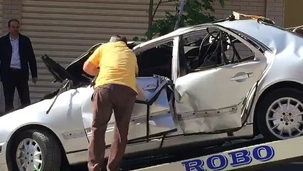 Tritoli Fier - Momenti kur makina largohet nga vendi i shperthimit