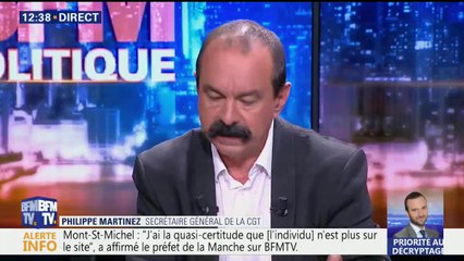 Cheminots: "Il y a un sourd et des gens qui veulent discuter", déclare Martinez à propos de Macron