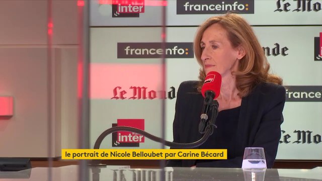 Le portrait de la ministre de la Justice, Nicole Belloubet, par Carine Bécard, dans Questions Politiques