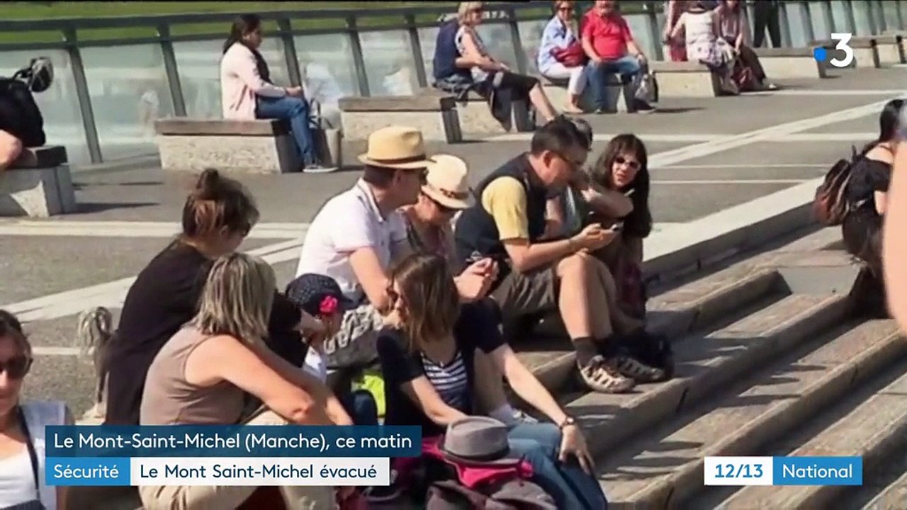 Mont-Saint-Michel :  évacuation à cause d'un in...