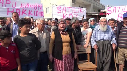 Mersin Evlerin ve Tarlaların Bulunduğu Arazi Satışına Vatandaştan Tepki-Hd