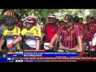 Semakin Mesra, PKS Ajak Prabowo Bersepeda Bersama
