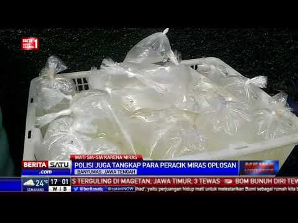 Polres Banyumas Sita 1.700 Liter Miras Oplosan