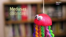 Medusas coloridas | MANUALIDADES PARA NIÑOS | @iMujerHogar