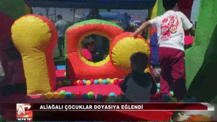 Aliağalı Çocuklar Doyasıya Eğlendi