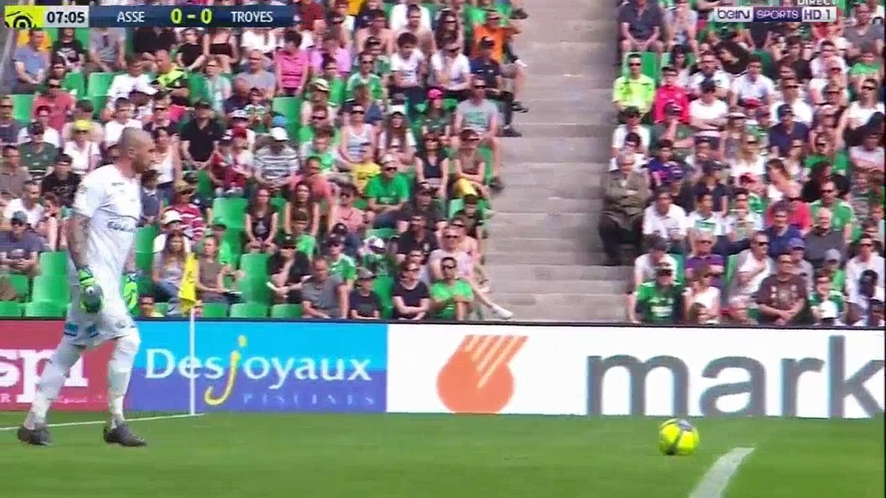 Adama Niane Goal HD - Saint Etienne 0 - 1 Troyes - 22.04.2018 (Full Replay)