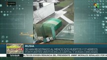 Rusia: dos muertos en Moscú a causa de tormentas de viento