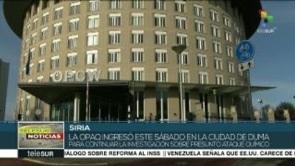OPAQ recoge pruebas en Duma para iniciar investigaciones