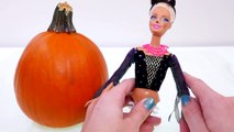 DIY Como Hacer una Calabaza Barbie para Halloween  Manualidades Barbie Halloween Calabazas