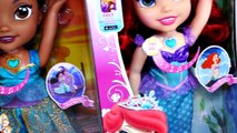 Nuevas Muñecas Disney Canta y Brilla ♚ Ariel Rapunzel y Jasmine Coleccion de Muñecas