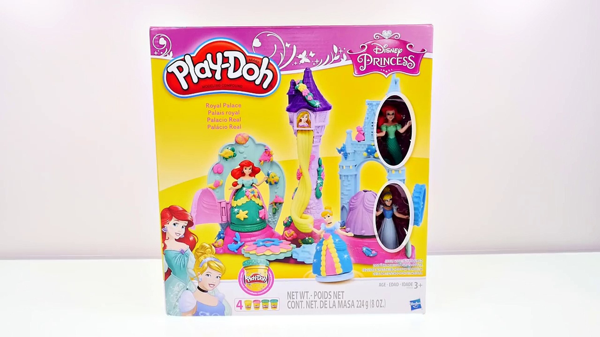 Palacio Real Princesas Disney Play Doh Ariel Cenicienta Rapunzel Nuevos  Juguetes 2016 - video Dailymotion