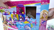 Barbie Paseo Maritimo Para Mascotas de Mega Blocks ❇ 253 Legos Moto Acuatica Casa de Vacaciones
