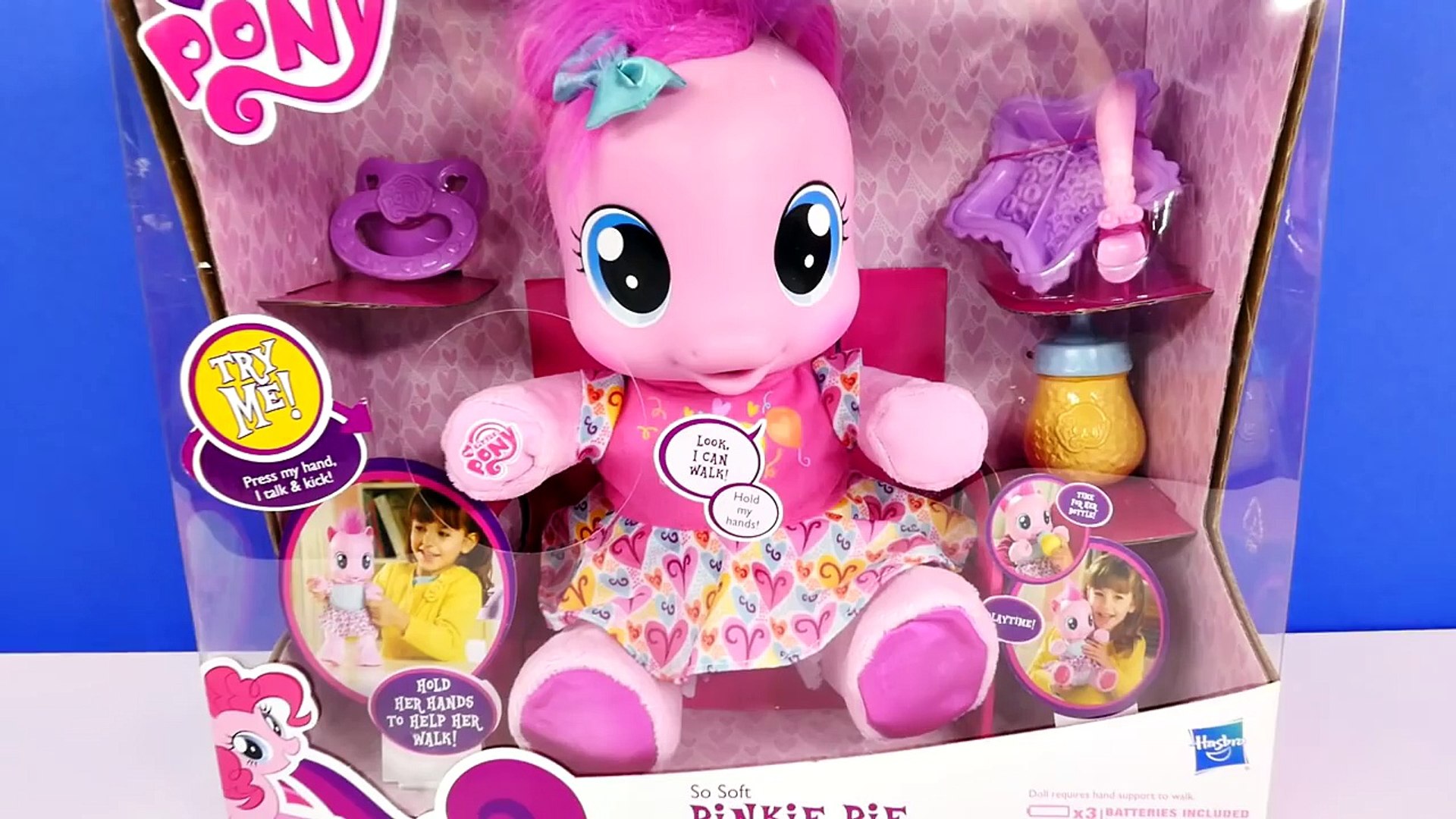 Pinkie Pie Aprendiendo A Caminar! Juguete My Little Pony Habla! Bebé -  video Dailymotion