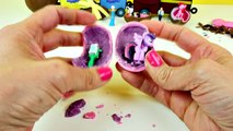 ABRIENDO Huevos De Chocolate Sorpresa Hechos En Casa - Shopkins 2 Disney Princesas My Little Pony